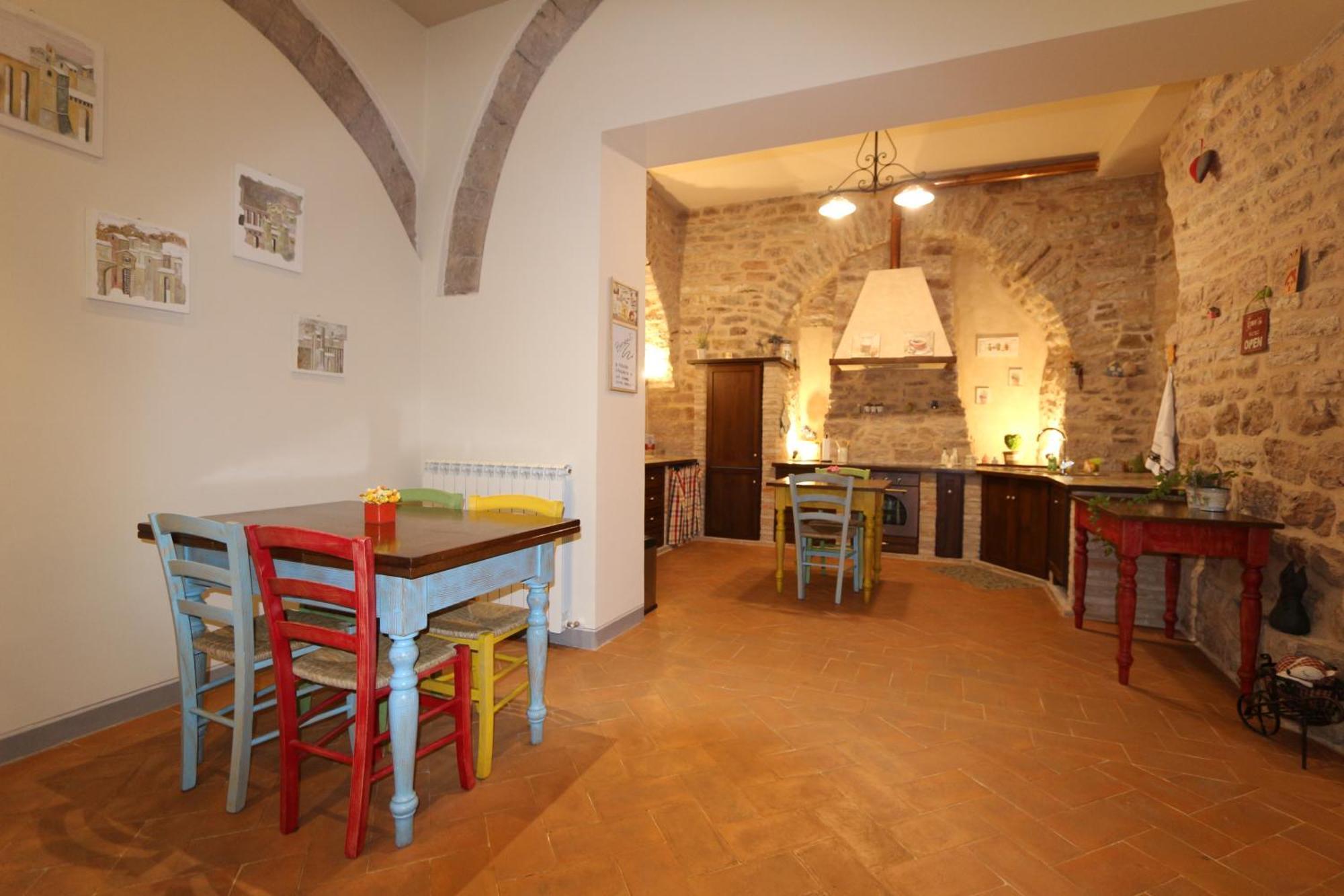La Casina Colorata Hotel Assisi Bagian luar foto